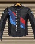 Men’s BMW Replica Style Motorcycle Racing Leather Jacket – M Stripe Premium Riding Gear
