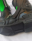 Men’s Kawasaki Replica Racing Motorcycle Boots – Premium Riding Biker Shoes