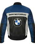 BMW Motorrad Motorcycle Riding Jacket – Blue & Black Racing Biker Jacket