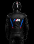 BMW M Performance Leather Motorcycle Jacket – Black BMW Motorrad Racing Biker Jacket | Premium Rider Gear XXS–4XL
