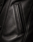 Men’s Black Double-Breasted Leather Jacket – Premium Biker Style Designer Jacket