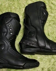 Men’s Motorcycle Riding Boots – Protective Biker Racing Boots (Black)