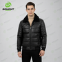 Men’s Black Quilted Leather Jacket with Fur Collar – Winter Bomber Jacket | XXS–4XL