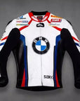 Men’s BMW Replica SBK Racing Leather Jacket – Premium Motorcycle Riding Gear