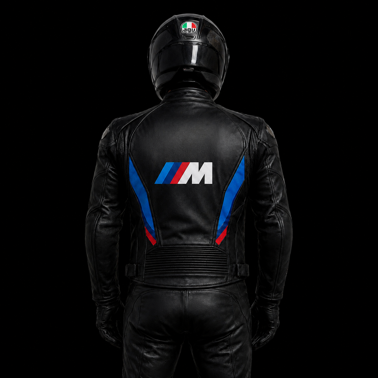 BMW M Performance Leather Motorcycle Jacket – Black BMW Motorrad Racing Biker Jacket | Premium Rider Gear XXS–4XL