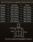 Men’s Black Shearling Aviator Leather Jacket – Winter Biker Bomber Coat